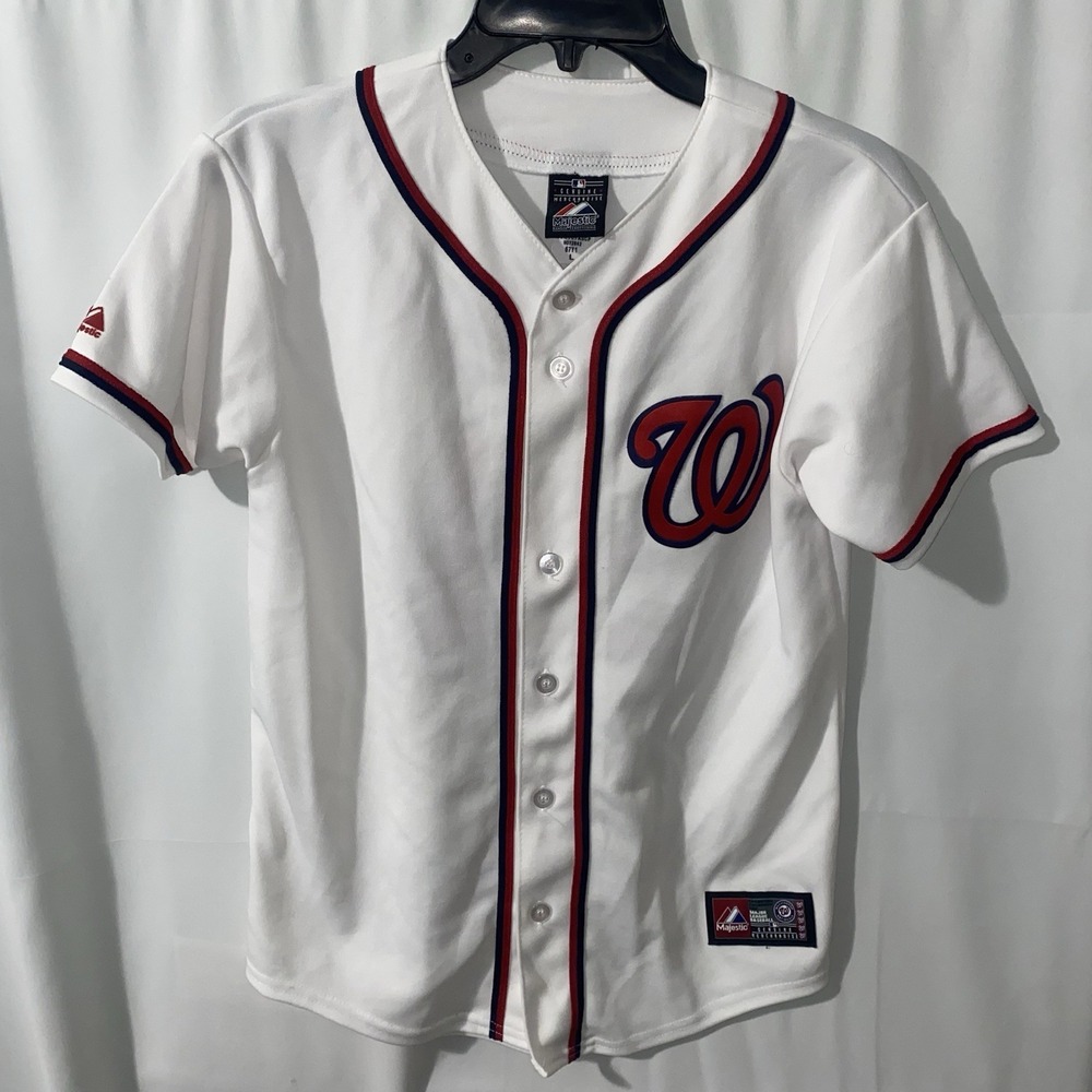 Majestic Washington Nationals Jersey #34 Bryce Harper Size Youth Large‎